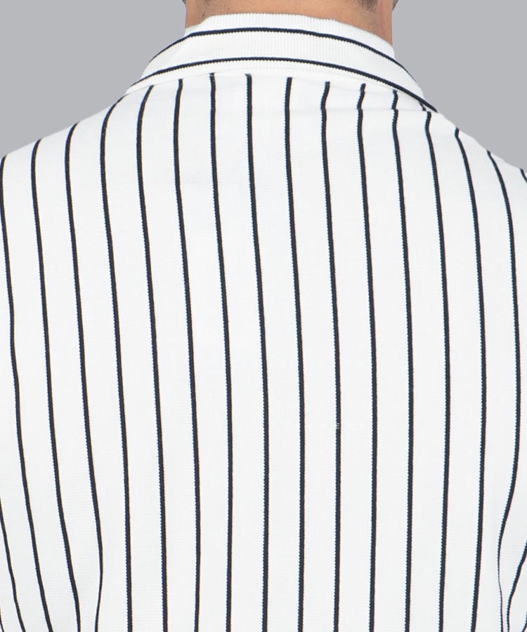                                                                                                                 طوسی مشکی سفید پیراهن یقه انگلیسی 0664  - تصویر 8