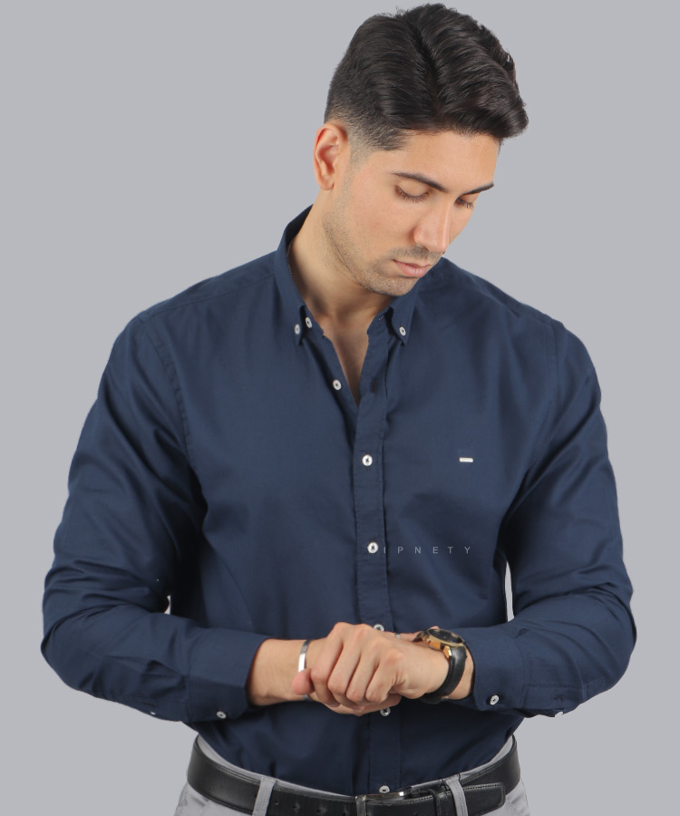 پیراهن مردانه آستین بلند برند تیپ نتی 3965
