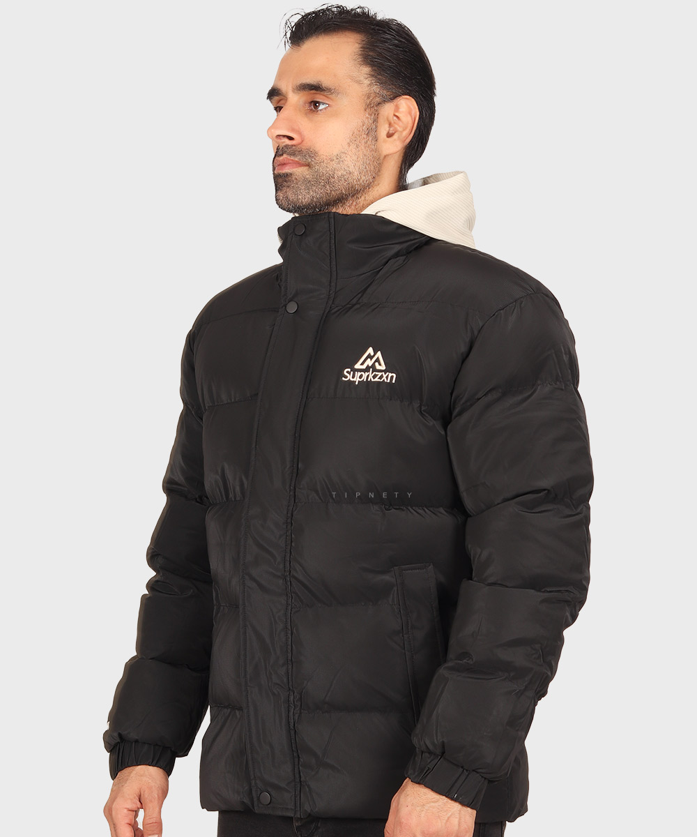                               صدری سبز سفید مشکی زمستانه کاپشن 0218  - تصویر 10