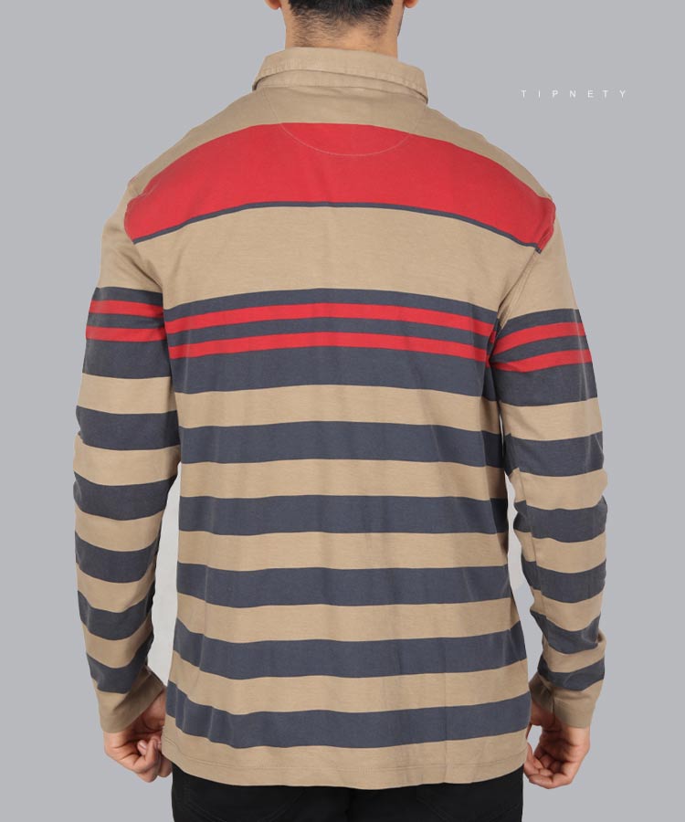                                                                                                                                                         خردلی قرمز کرم فیروزه ای   پاییزه تیشرت 0910  - تصویر 6