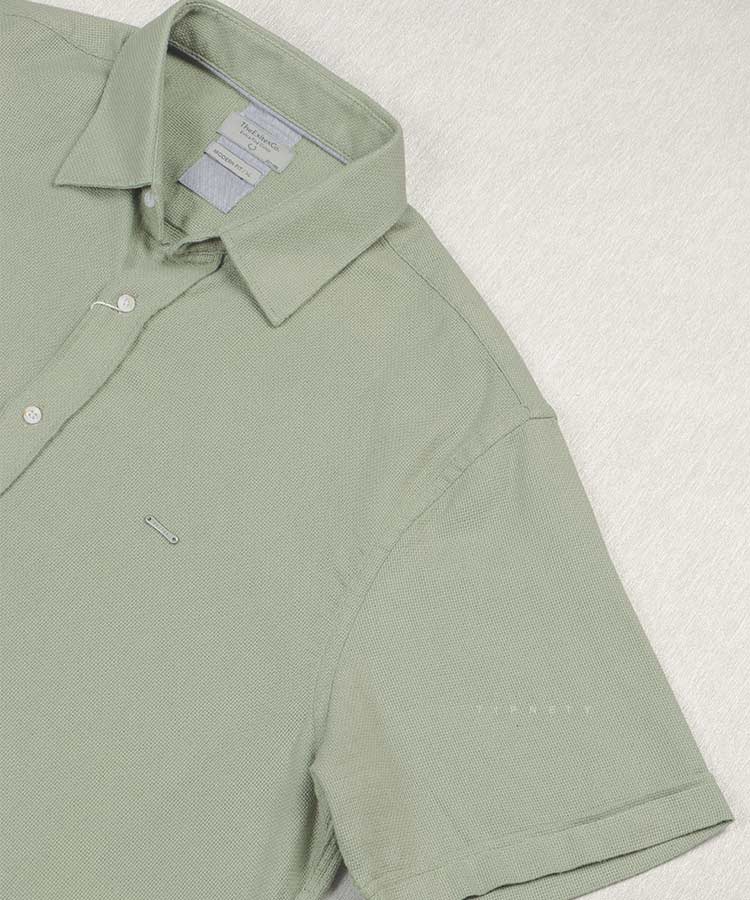 پیراهن لش مردانه کنفی و آستین کوتاه 5389