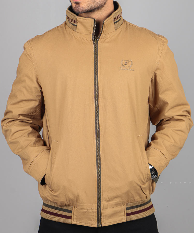                                                                                                                                             کرم شتری سبز مشکی زمستانه کت کتان 9822  - تصویر 28