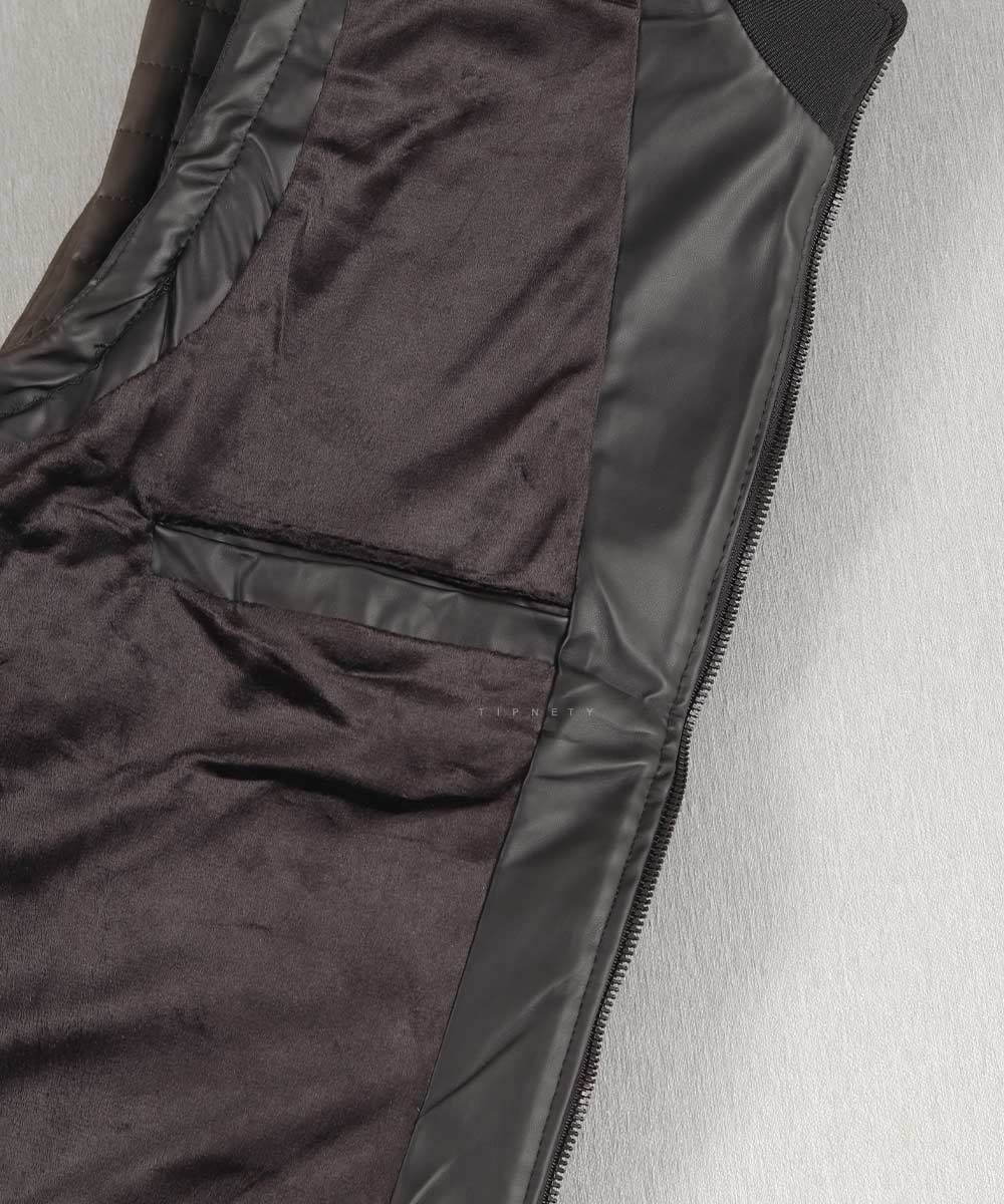                 استخوانی نسکافه ای مشکی زمستانه پافر 2547  - تصویر 12