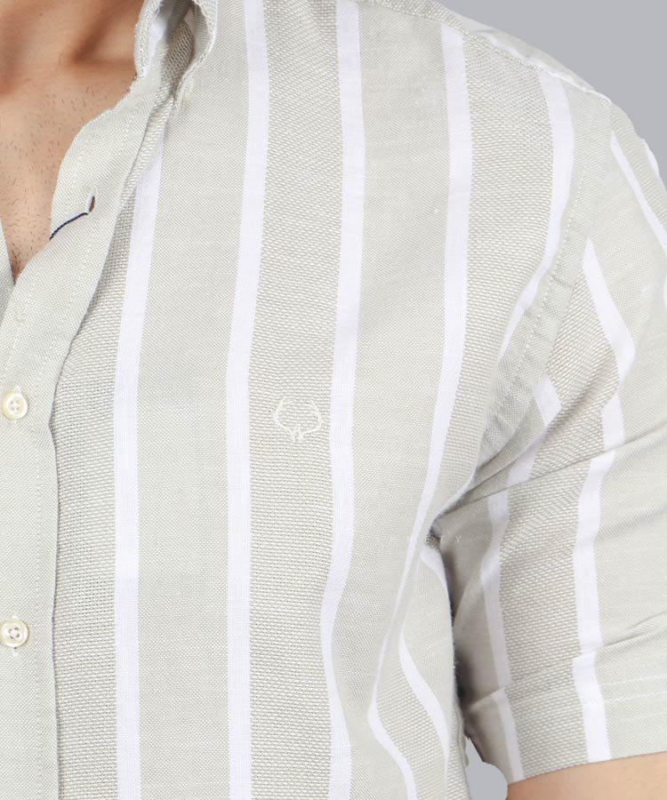 پیراهن آستین کوتاه مردانه کنفی 1234