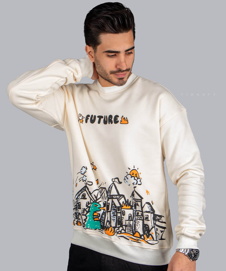 دورس سفید طرحدار 1251