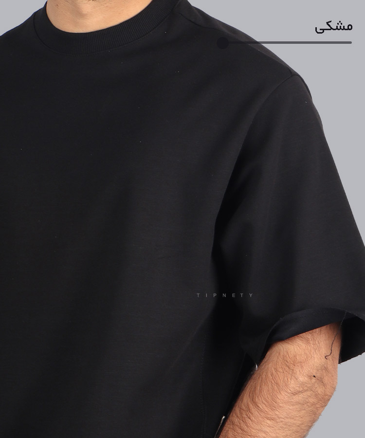                                                                 سورمه ای سفید مشکی تیشرت لش 1339  - تصویر 6