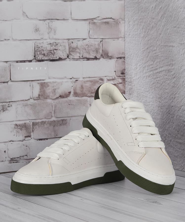 کفش ونس سفید طرح pull and bear کد 0017