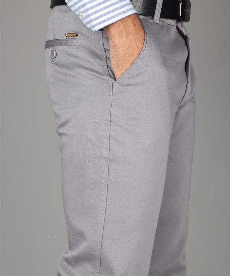 شلوار کتان مردانه راسته ساده 1023