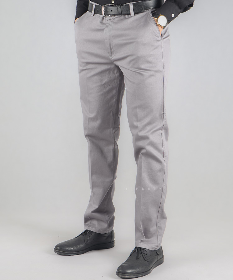 شلوار کتان مردانه راسته ساده 1014