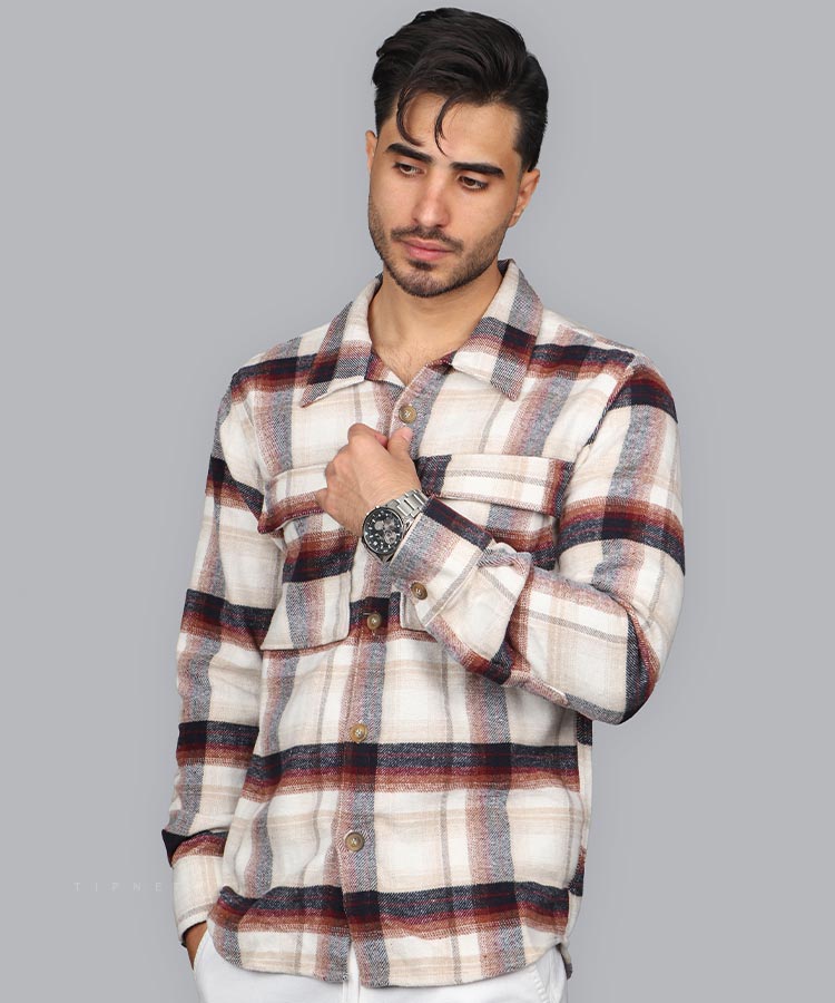                                                                                                             زرشکی سبز مشکی کاربنی پاییزه پیراهن 4023  - تصویر 3