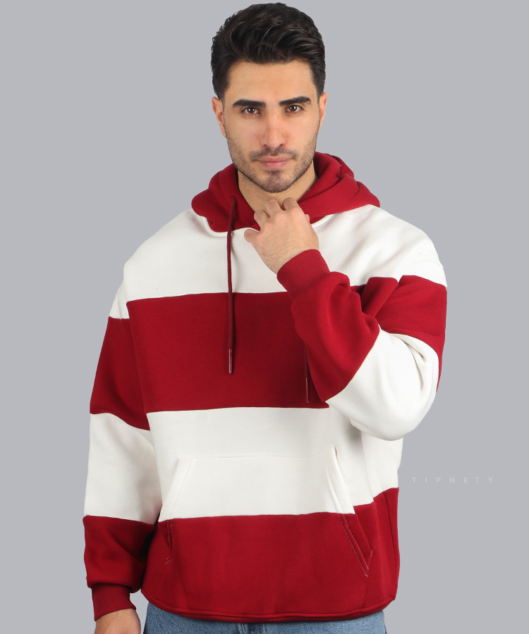                                                                                                                                                                                                                                                 یشمی مشکی آبی زرشکی فرمی پاییزه هودی 3741  - تصویر 4