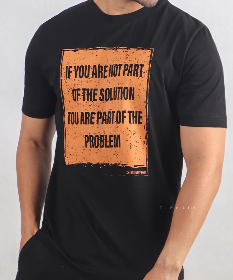                                                                                                                                                 سفید آجری صدری مشکی طوسی تیشرت چاپی 1402  - تصویر 3