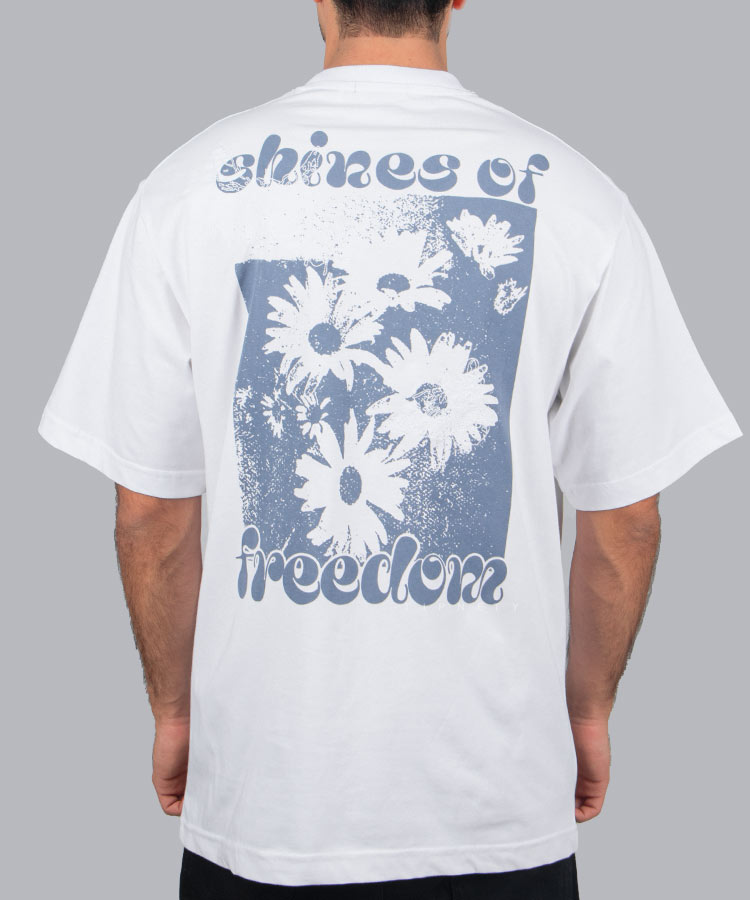                                                                                         سفید طوسی مشکی تیشرت لش 1269  - تصویر 4