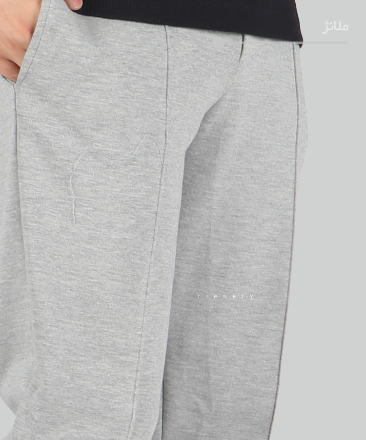                         مشکی ملانژ شلوار پارچه ای مام استایل 1435  - تصویر 5