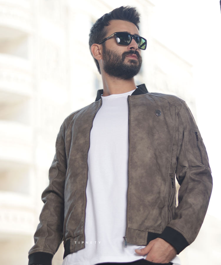 کت چرم مردانه اسپرت 7780