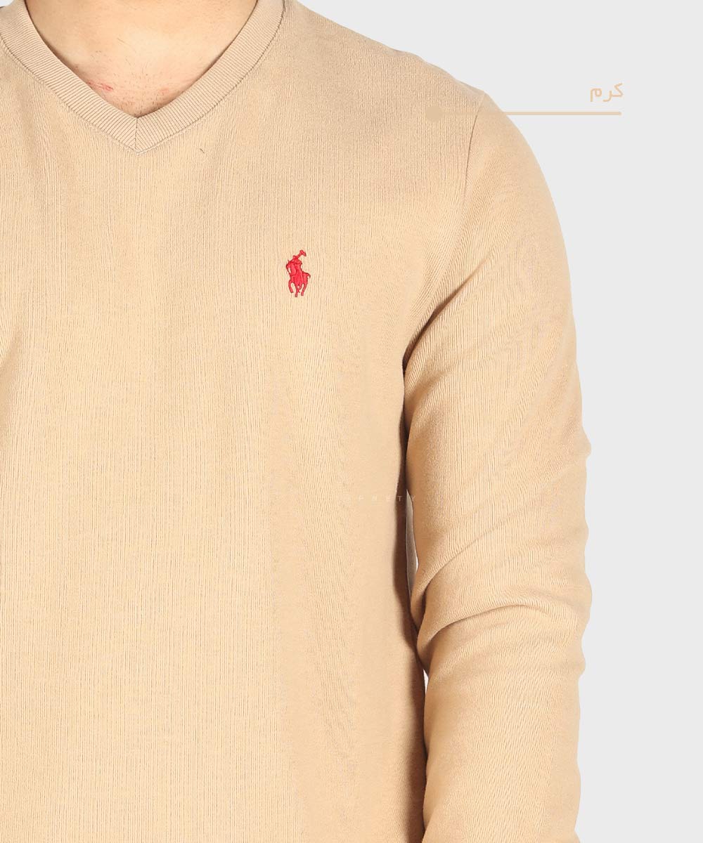 مشکی             سفید ملانژ آبی روشن کاربنی کرم پاییزه پلیور 1847  - تصویر 6