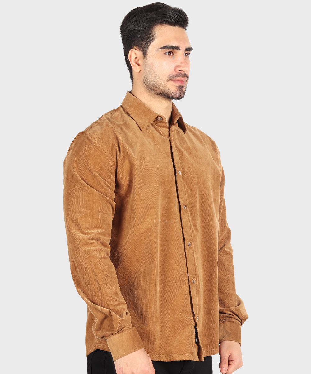                 شتری زرشکی قهوه ای پاییزه پیراهن 2623  - تصویر 9