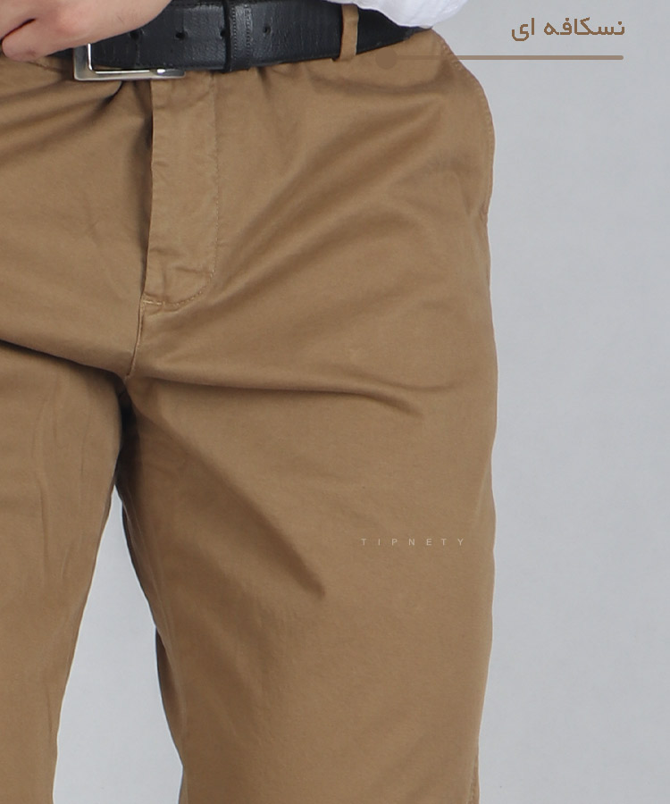                                                                                     سورمه ای صدری ذغالی مشکی نسکافه ای شلوار کتان راسته 3030  - تصویر 4
