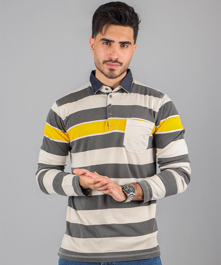                                                                                                                                                                                                                                                 زرشکی زرد سبز قرمز نارنجی پاییزه تیشرت 0917  - تصویر 5