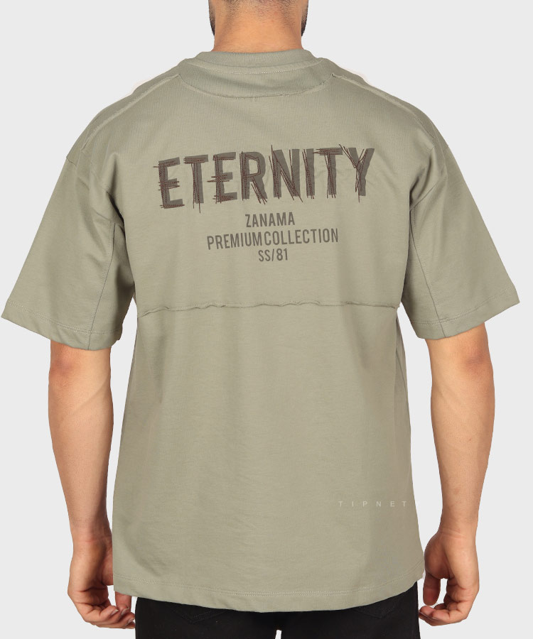                                                             صدری خاکی شیری مشکی تیشرت لش 1607  - تصویر 9