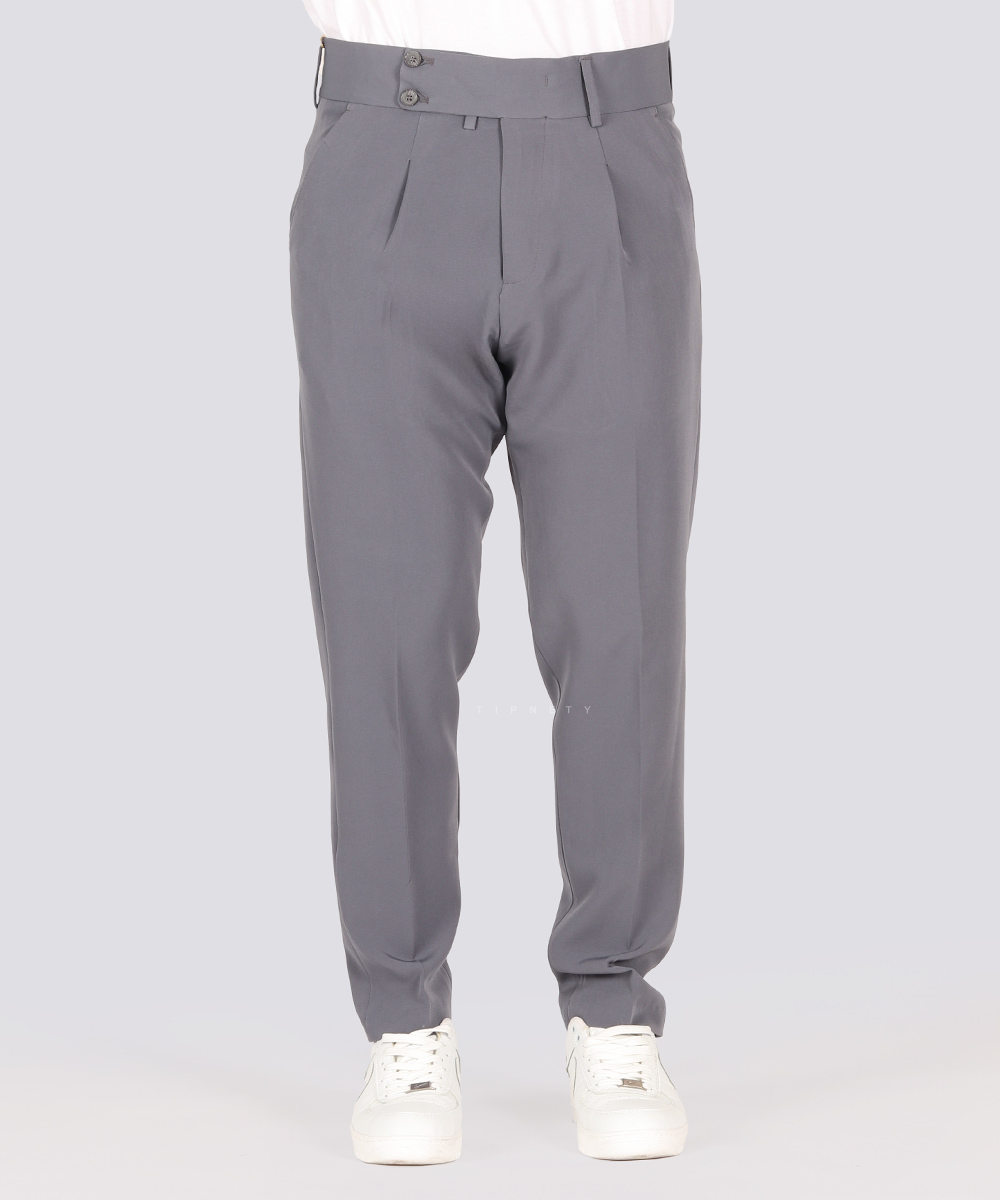 مشکی کرم استخوانی سبز طوسی شلوار پارچه ای مام استایل 2940  - تصویر 6