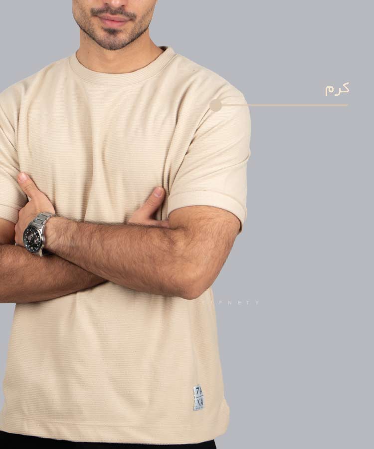 تیشرت لش ساده مردانه 1268