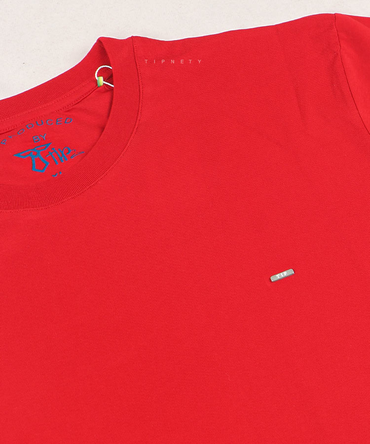 تیشرت ساده قرمز مردانه برند تیپ نتی 9127