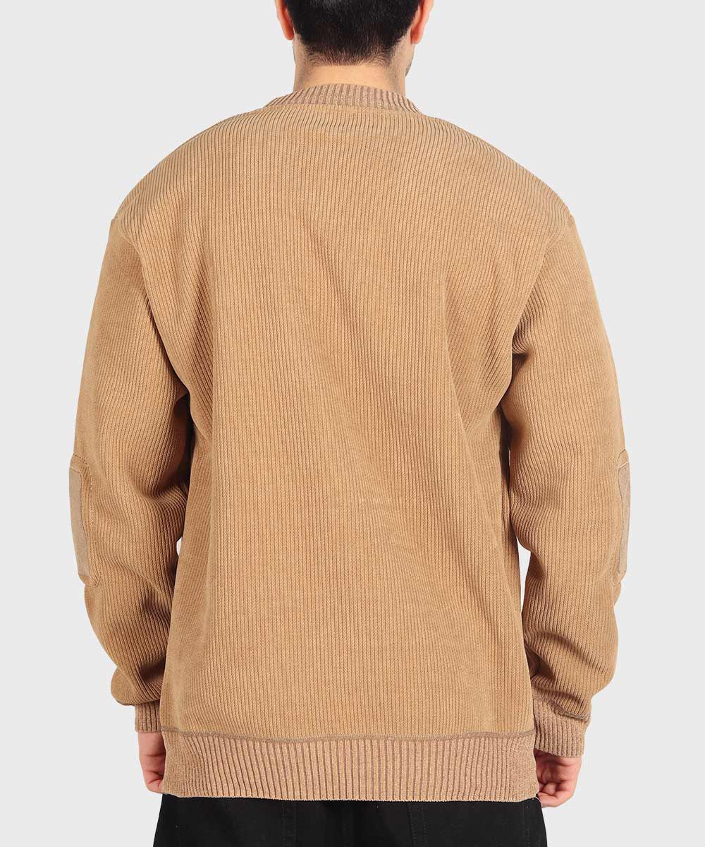 مشکی عسلی شیری پاییزه پلیور 7126  - تصویر 7