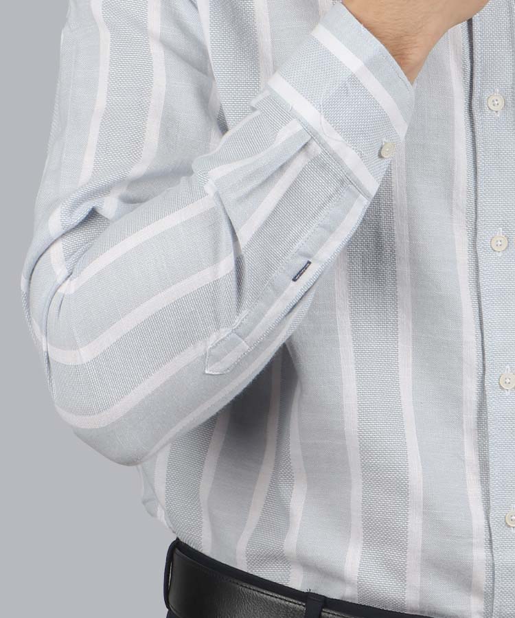                                             آبی پیراهن آستین بلند فیت 1230  - تصویر 4