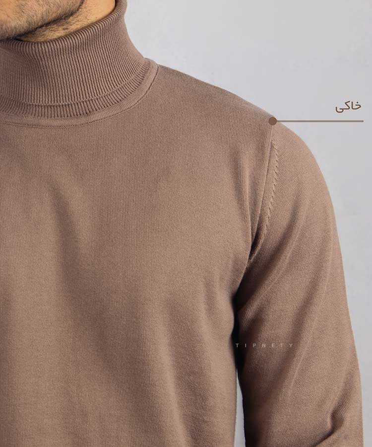                                                                                                               طوسی خاکی مشکی سفید پاییزه یقه اسکی 1420  - تصویر 7