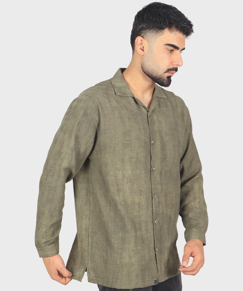                         مشکی استخوانی آبی روشن سورمه ای سبز پیراهن یقه انگلیسی 4410  - تصویر 18