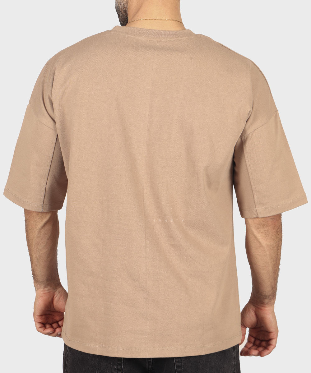   روشن             روشن آبی خاکی یشمی مشکی تیشرت لش 6250  - تصویر 3