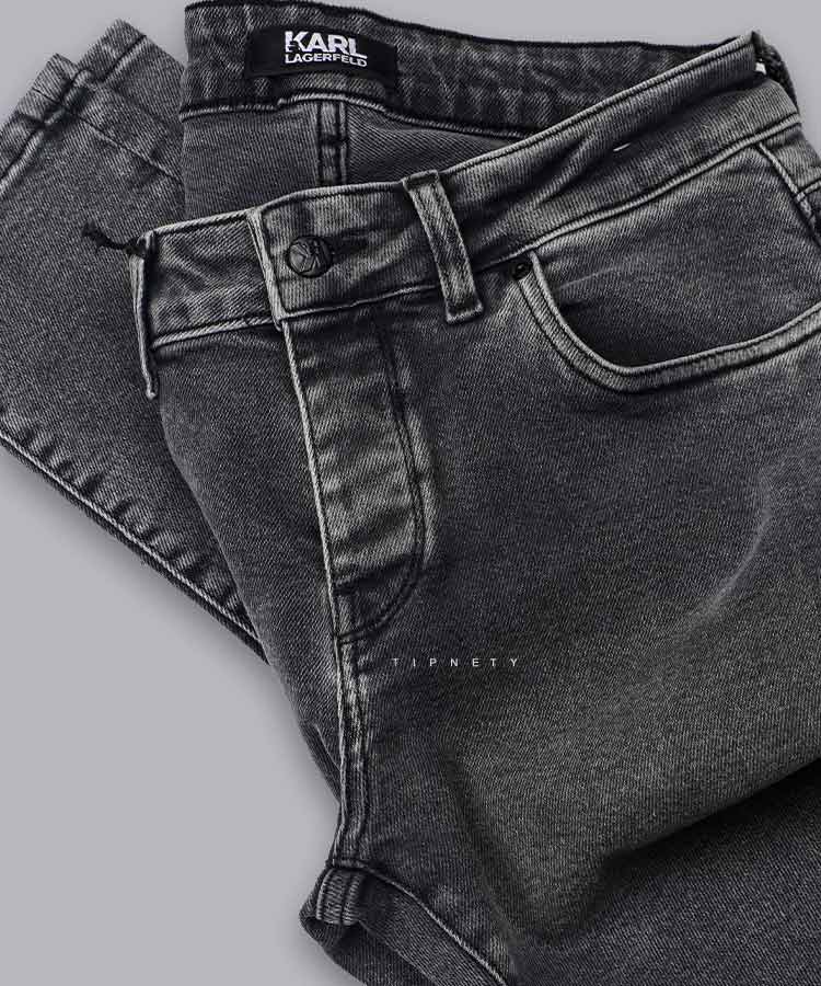             طوسی شلوار جین اسکینی 3744  - تصویر 3