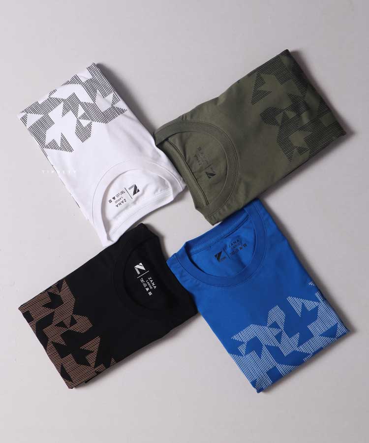                                                                                                                                                                                       سفید کاربنی سبز مشکی   تیشرت چاپی 1095  - تصویر 4