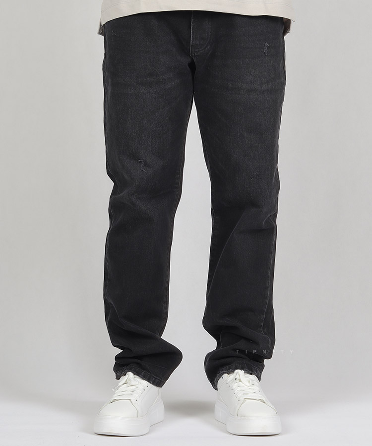 شلوار جین بوی فرند مردانه ذغالی 0120