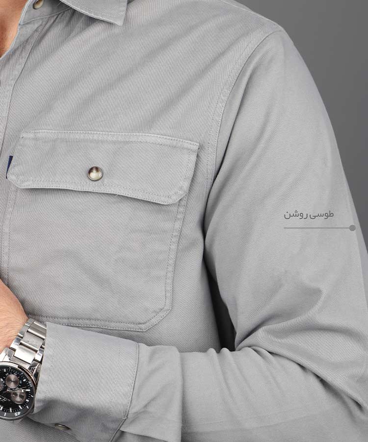                                                                                                                                                                                                                                                                                                 خاکی سورمه ای طوسی روشن قهوه ای نخودی کرم نفتی فرمی پاییزه پیراهن 3020  - تصویر 9