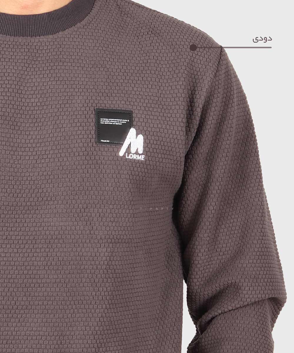                                         مشکی دودی خاکی شکلاتی پاییزه پلیور 7086  - تصویر 10