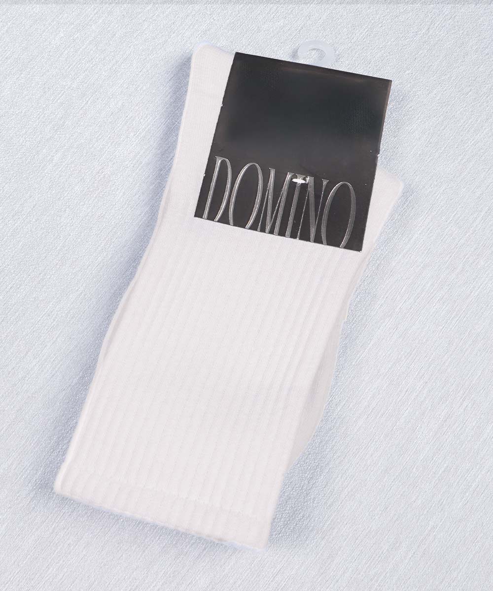             مشکی سفید جوراب ساق بلند 1653  - تصویر 3