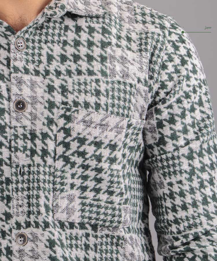                                                                                                                                                                                                                                                                         سورمه ای شکلاتی طوسی مشکی سبز پاییزه پیراهن 0727  - تصویر 3
