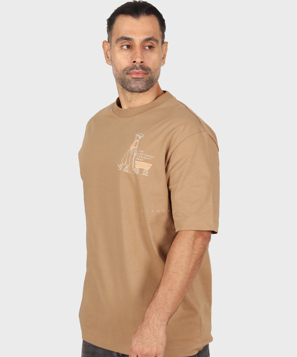                                 سفید خاکی صدری تیشرت لش 1725  - تصویر 15