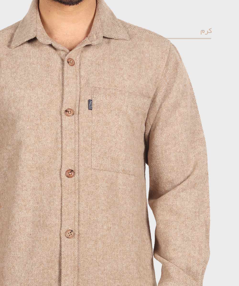                     سورمه ای سبز طوسی روشن کرم پاییزه پیراهن 0958  - تصویر 4