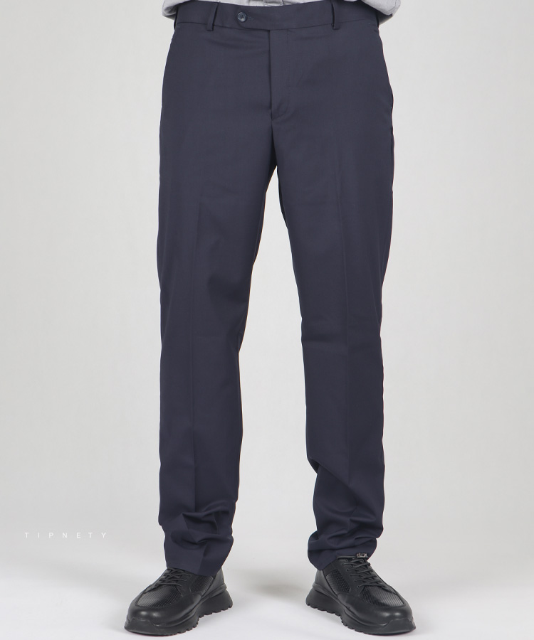                                           طوسی روشن شکلاتی کرم طوسی تیره سورمه ای مشکی شلوار پارچه ای راسته 0909  - تصویر 4