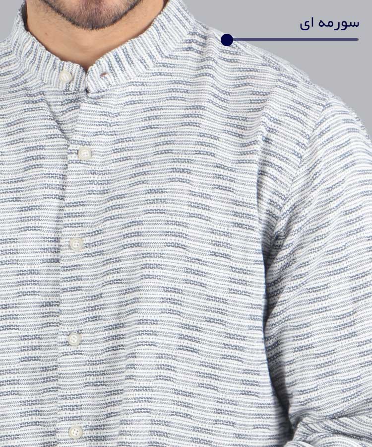                                                                                                                         مشکی سورمه ای یشمی طوسی روشن شکلاتی پیراهن آستین بلند فیت 0234  - تصویر 6