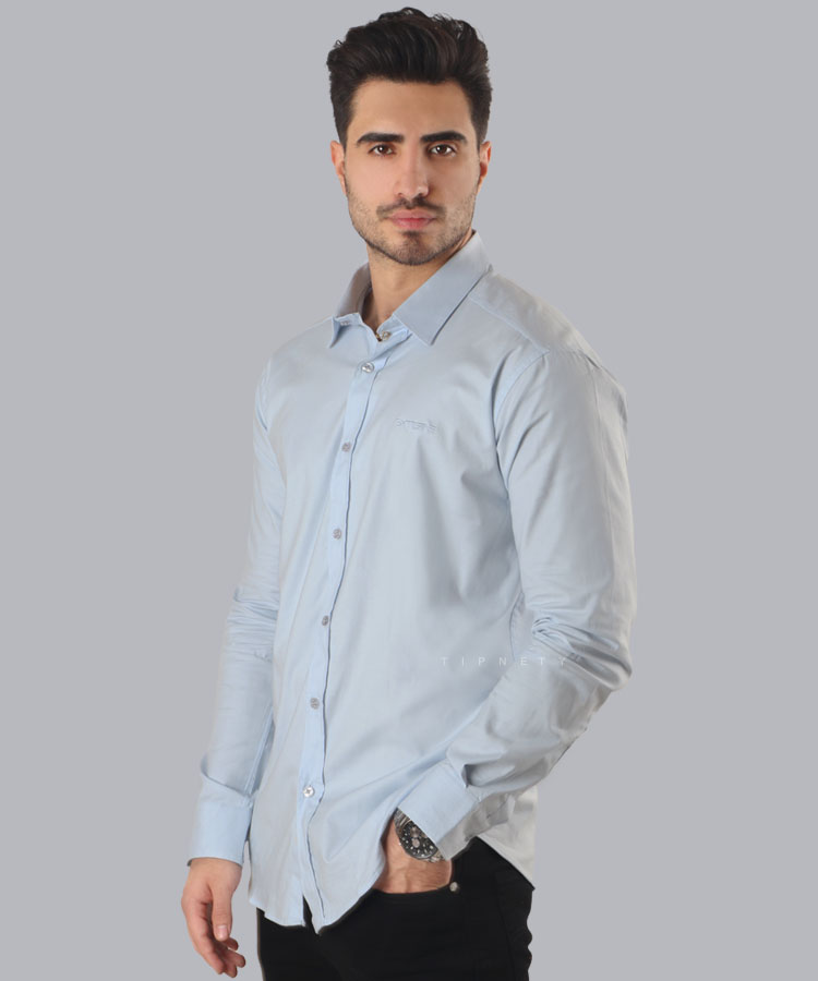 پیراهن مردانه آستین بلند ساده 0671
