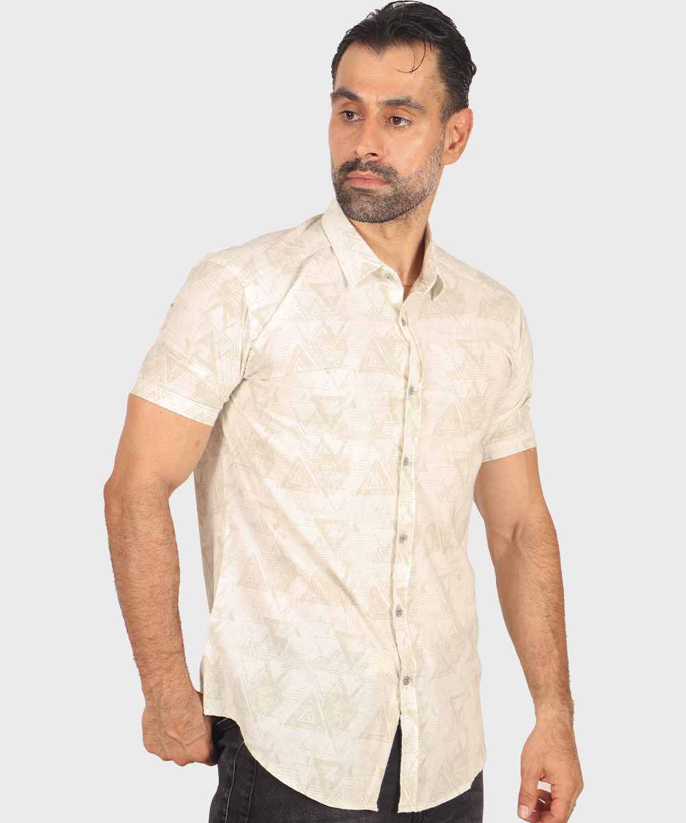 پیراهن مردانه آستین کوتاه طرحدار 0951