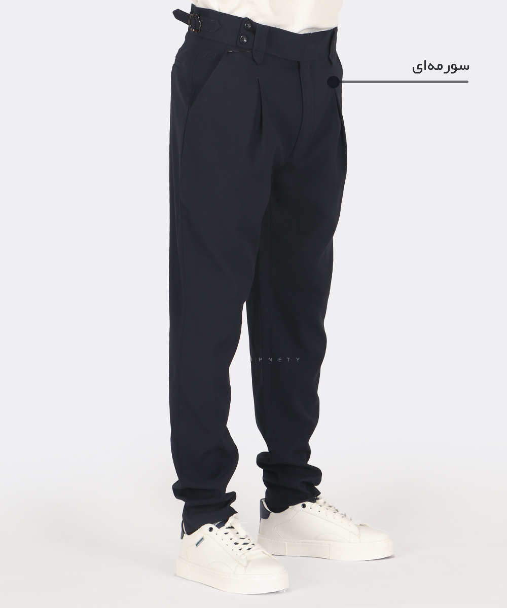                 نفتی طوسی مشکی کرم سورمه ای شلوار پارچه ای مام استایل 0925  - تصویر 11