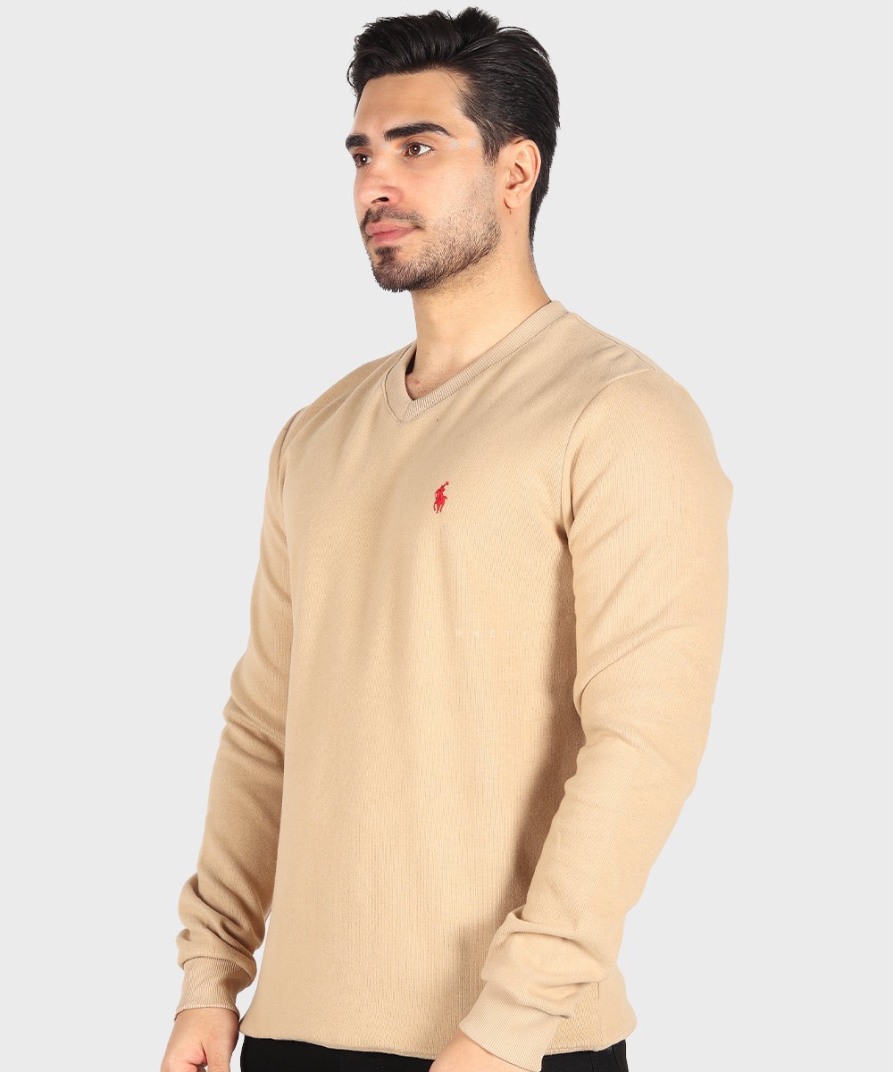 مشکی             سفید ملانژ آبی روشن کاربنی کرم پاییزه پلیور 1847  - تصویر 10