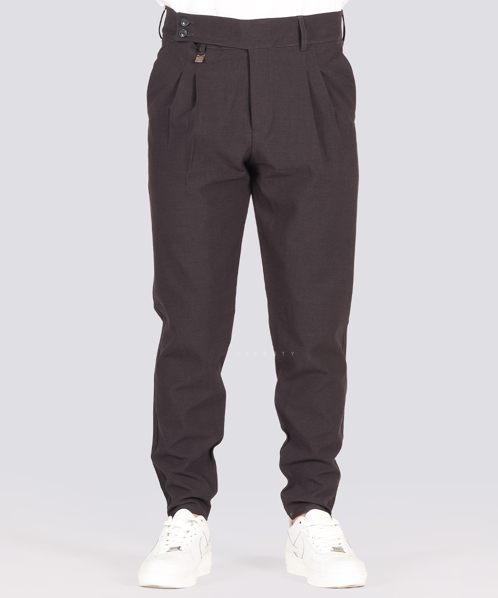         روشن       کرم مشکی سبز کرم روشن شکلاتی ذغالی شلوار پارچه ای فیت 0480  - تصویر 18