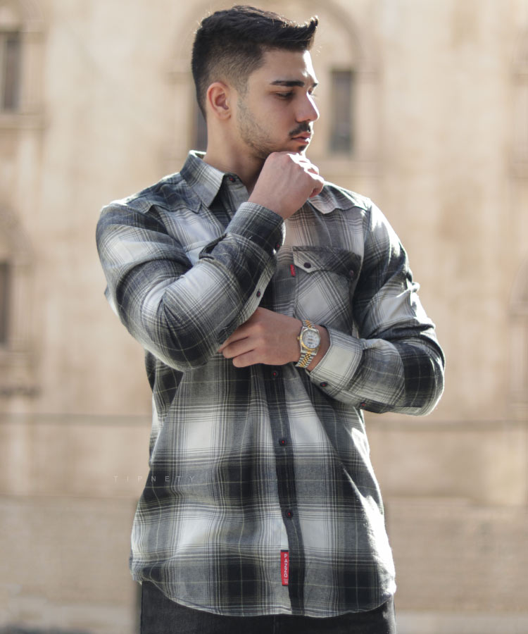                                                                                                                                                                                 مشکی زرد شکلاتی آجری آبی ذغالی صدری پاییزه پیراهن 0781  - تصویر 9