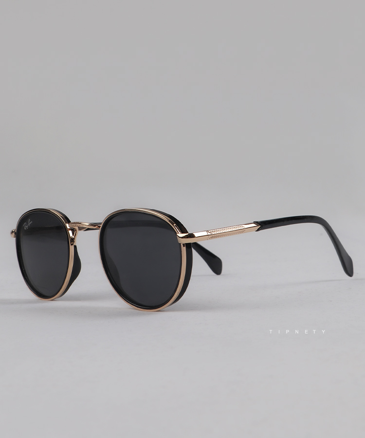                                     مشکی سفید قهوه ای طلایی نقره ای عینک آفتابی 8060  - تصویر 5